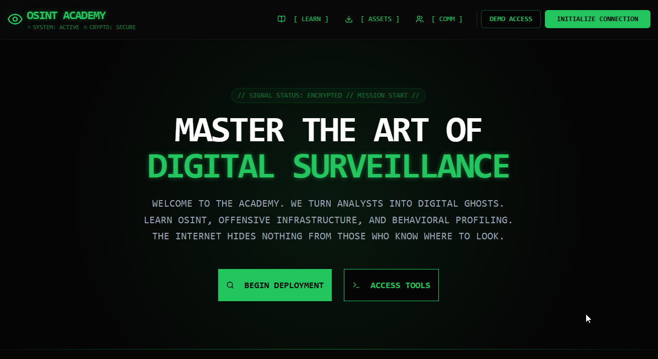 OSINT101 screenshot