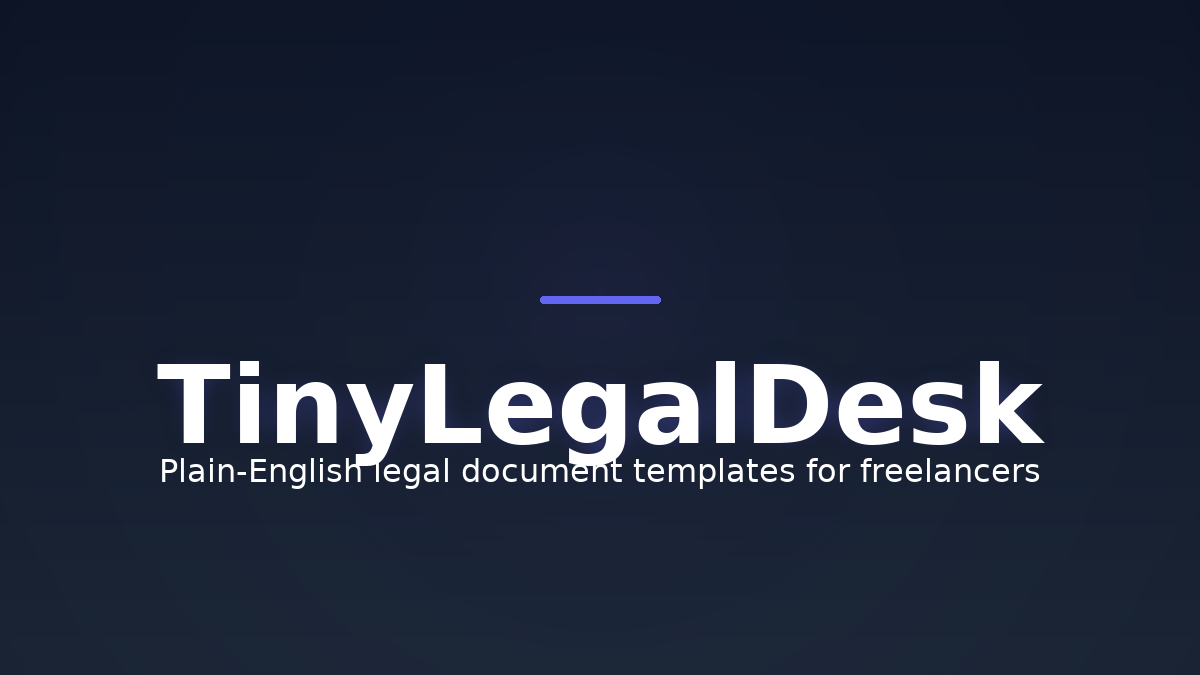 TinyLegalDesk screenshot